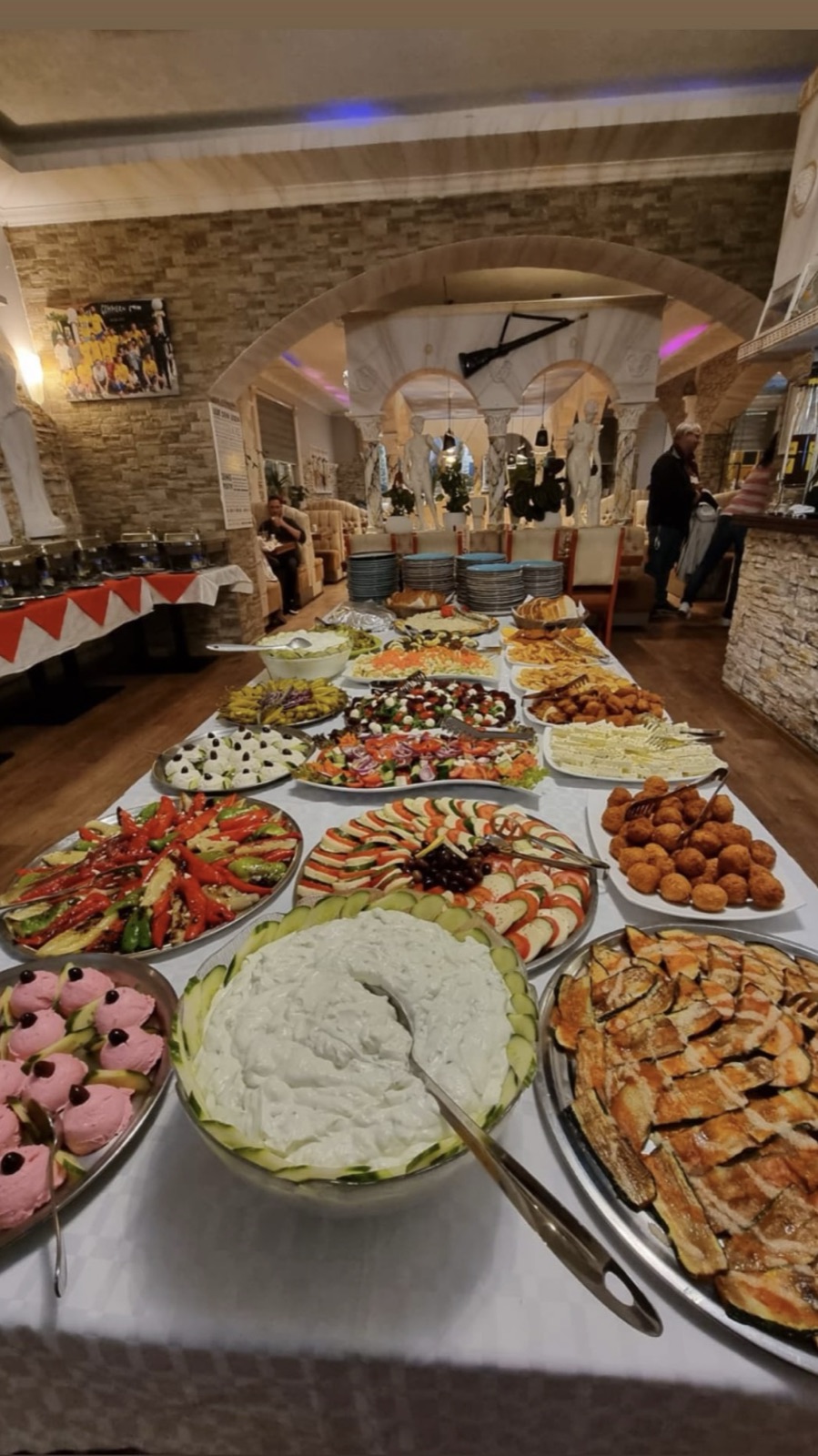 Buffet-Auswahl im Syrtaki Gommern
